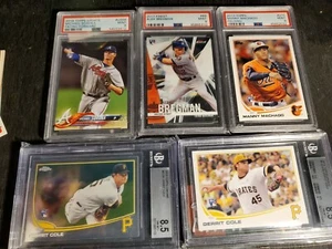 Baseball cards mistry packs 50 cards 2 relic/auto 5 rookie cards 1 graded card - Picture 1 of 7
