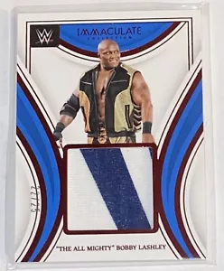 Bobby Lashley 2023 Immaculate WWE Remarkable Memorabilia Patch Red /25 #RM-BLS - Picture 1 of 2