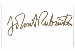 John Rubinstein signed autographed index card! AMCo! 11032