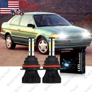 For TOYOTA TERCEL 1987-1996 6000K 2X Front LED Headlight Bulbs High/Low Beam Kit - Bild 1 von 8