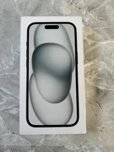 BOX ONLY Apple iPhone 15 256GB Black Titanium Empty Box & Insert & Sticker - Photo 1 sur 4