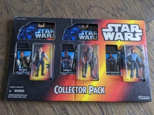 1996 Kenner Toys Star Wars Collector Pack Chewbacca, Han Solo & Lando Clarissian - Foto 1 di 2