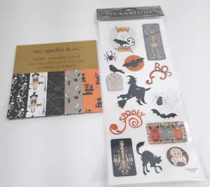 Halloween Stickers Stickabilities Jeepers Creepers & Paper Haunted House Planner - Imagen 1 de 4