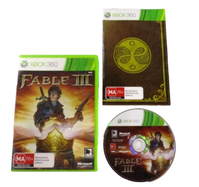 Fable III XBOX 360 MA15+ PAL R4 2010 Microsoft Corporation Complete Game Tested - Image 1 of 4