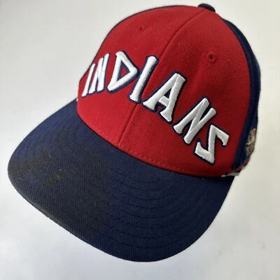 Boné de beisebol Cleveland Indians Cooperstown ajustado 7 1/8 - Imagem 1 de 4