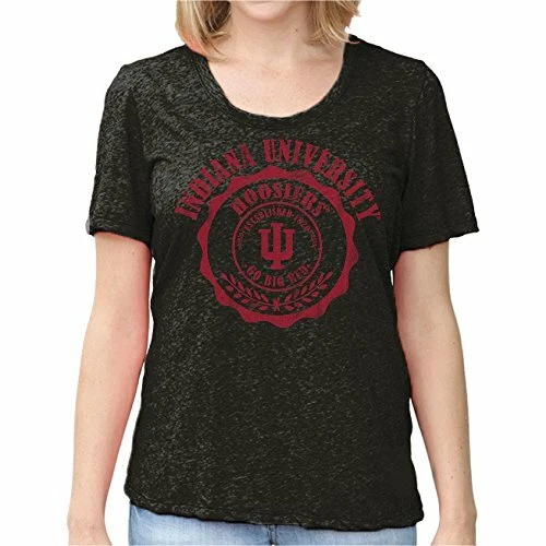 Original Retro Brand NCAA Indiana Hoosiers Women's Nubby Slub Tee, Small - Image 1 of 1