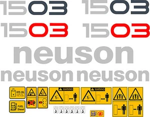 Neuson 1503 Gräber Aufkleber Aufkleber Set - Bild 1 von 1