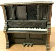 Vintage Durham Industries Metal Miniatures Piano Dollhouse 1970's 2.25"