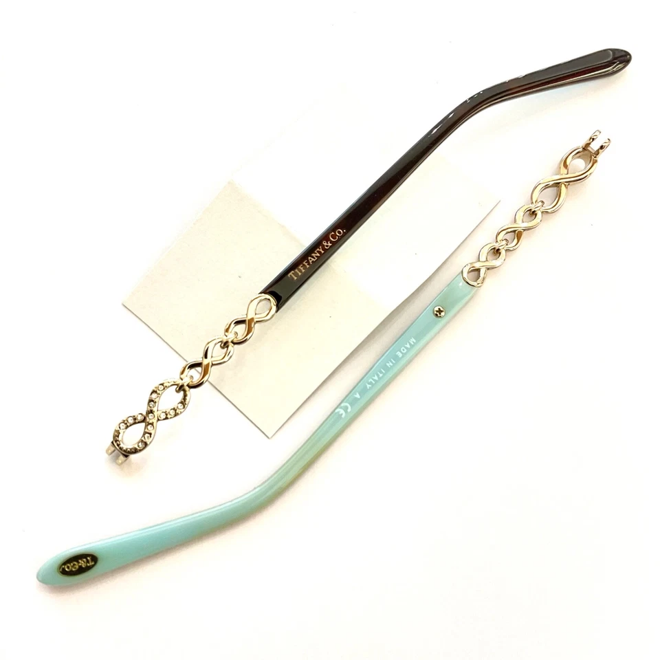 ASTE DI RICAMBIO TIFFANY & Co. TF2120B TF1117B HAVANA REPLACEMENT TEMPLES ARMS - Imagen 1 de 1