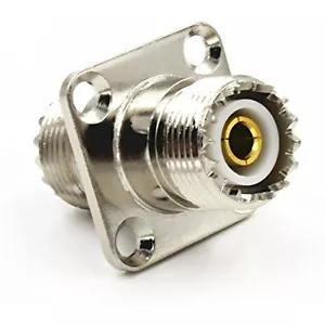 1 x Neu UHF SO239 auf SO-239 Buchse Buchse Panel Halterung RF Gerade Adapter High Qu - Bild 1 von 1