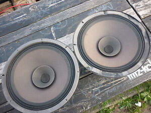 pair of Philips AD-12202 M4 Ohm full range speakers worldwide ship