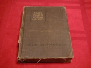 Goldene Schatzkammer der Lieder und Texte Francis T. Palgrave 1916 Macmillan Hardcover - Bild 1 von 11