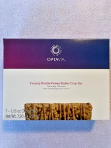 Optavia Creamy Double Peanut Butter Crisp Bar - 7 Bars - New - Exp 12/21/25 - Picture 1 of 4