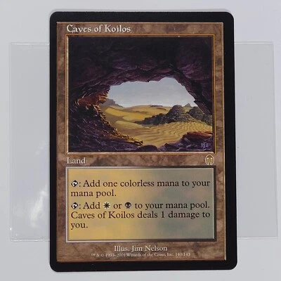Misprint Miscut Oddity Error centered Apocalypse Caves of Koilos NM MTG - Image 1 of 4