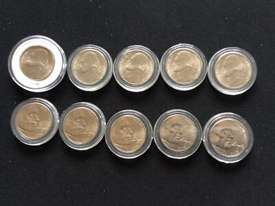 2004 P & 2005 D (5 of each year) LEWIS & CLARK USA COMMEMORATIVE, WITH VAULT BAG - Image 1 of 4