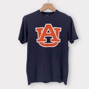 ‘47 Brand University of Auburn Tigers Unisex T-Shirt Red Blue Size Small - Picture 1 of 8
