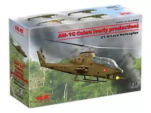 AH-1G Cobra American Attack Helicopter Frühproduktion 1/32 Modellbausatz ICM 32060 - Bild 1 von 11