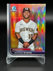 2023 Bowman Chrome Jeferson Quero #AFLS-10 Arizona Fall League Brewers FreeShip - Picture 1 of 2