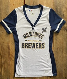 Milwaukee Brewers TX3 Cool Shirt/Jersey - White - Small - MLB Official - Picture 1 of 9