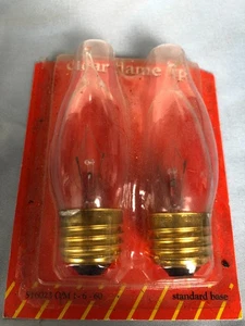 NEW Open Package HWI Candelabra Base 60 watt Bulbs #G5 2 PACK 516023 #G5 - Picture 1 of 2