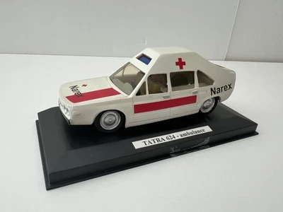 Tatra 624 Narex race ambulance 1/43 Hynek Knopp hand made resin model Czech RARE - Image 1 of 4