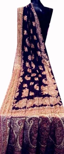 Womens Lady Winter Warm Paisley Neck Warm Silk Shawl Scarf Wrap Stole Pashmina - Picture 1 of 6