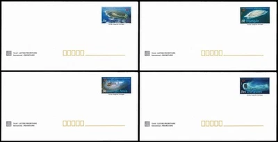 FSAT/TAAF 2009. Eparses Islands Views. 4 Envelopes w/original stamps. 500 exist - Image 1 of 4