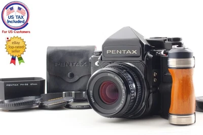 All Late [Near MINT+ w/ Grip] Pentax 67 M-Up TTL SMC P 90mm f2.8 Lens From JAPAN - Image 1 of 4