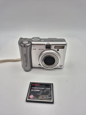 Цифровой фотоаппарат Canon PowerShot A85 4,0 Мп серебристый на запчасти/ремонт ЧИТАЙТЕ описание - Изображение 1 из 4