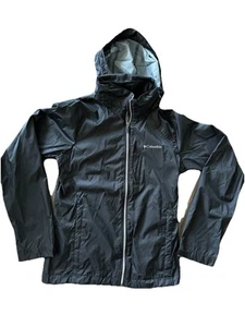 Columbia Jacke Big Delta Damen Gr. M schwarz Kapuze Windbreaker Regen Herbst - Bild 1 von 7