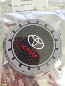 2 - Toyota Car Coasters - Non - Slip - Easy to Clean - NIP - 2 3/4" - Picture 1 of 2