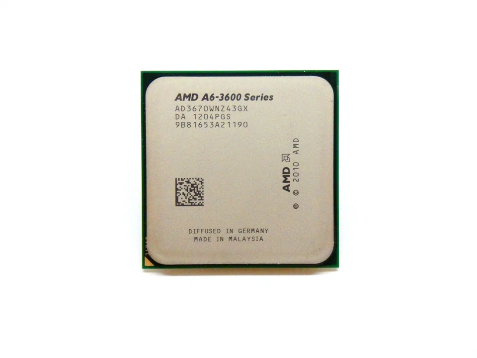 AMD A6-Series A6-3670K - 2.7 GHz AD3670WNZ43GX - Socket FM1 - Image 1 of 1