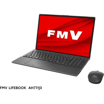Fujitsu FMVA77J3B Bright Black FMV LIFEBOOK AH77/J3 [16-inch Laptop / Windows 10 - Image 1 of 3