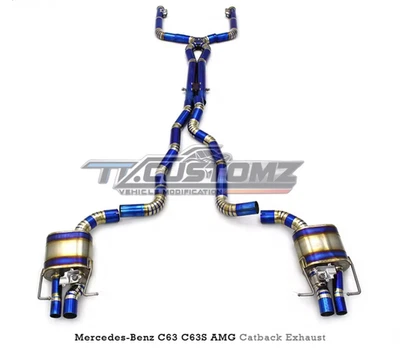 Mercedes C63/C63S W205 VALVETRONIC CAT-BACK EXHAUST SYSTEM - Image 1 of 4