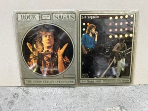 LED ZEPPELIN - Rock Sagas  interview discs  FOTODISK 10" vinyl NEW never played - Picture 1 of 4