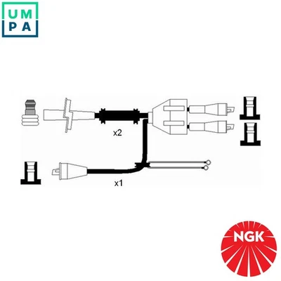 4x GLOW PLUG 97009 FOR FORD NISSAN TD27E 2.7L 4cyl MAVERICKITD27TTD27TI 2.7L - Image 1 of 4