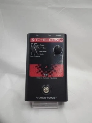 Pedal procesador efectos reverberación afinado vocal TC HELICON VoiceTone R1 importación de Japón Foto 1 de 4