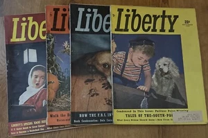 Antique Liberty Magazine September-December 1949 American Life Collectors Set 4 - Imagen 1 de 16