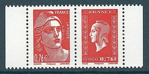 NEW XX HORIZONTAL PAIR OF STAMPS 4991-4992 OR P4991 - GANDON - DULAC - Picture 1 of 1