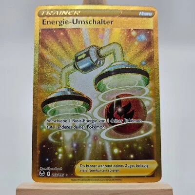 Pokemon Karte: Energie-Umschalter 212/195 Silberne Sturmwinde GOLD Deutsch NM - Bild 1 von 2