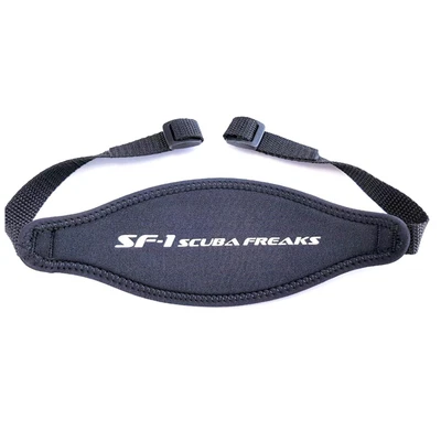 SF-1 ScubaFreaks Neopren Maskenband Neoprenmaskenband Neoprene Maskstrap black