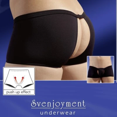 Svenj. Elastische Mikrofaser Hipster Pants Pofrei Look in S M L XL XXL - Bild 1 von 4