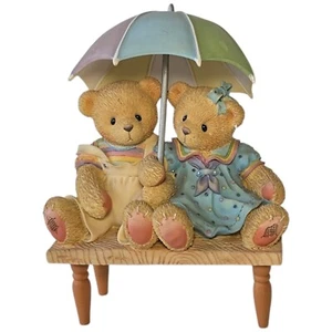 🚨 Cherished Teddies #302791 Carter & Elsie "We're Friends Rain Or Shine" - Imagen 1 de 8