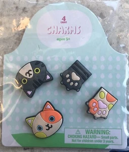 Playground Cat's Croc Charms Set 4 Target Kibbutz Age 5 Up - Picture 1 of 2