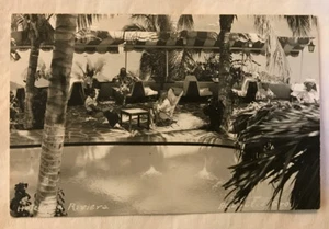 SELLO SIN USAR DE COLECCIÓN DE HOTEL LA RIVIERA ACAPULCO GUERRERO MÉXICO RPPC AÑOS 40-50 - Imagen 1 de 10