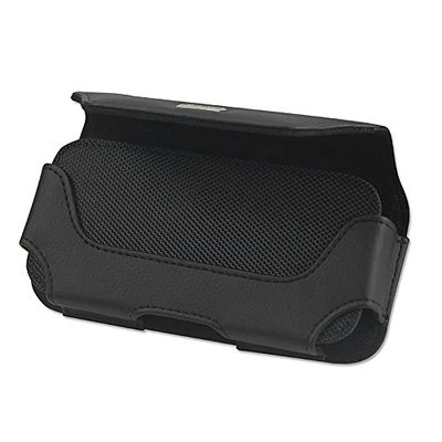 REIKO LEATHER HORIZONTAL POUCH IPHONE 6,6S, 7 PLUS Black INTERIOR 6.62X3.46X0.68 - Image 1 of 4