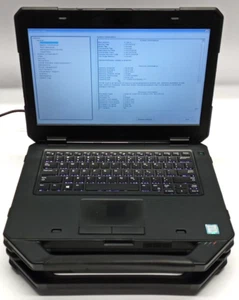 Lot of 2 Dell Latitude 14 Rugged 5414 i5-6300u@2.4 8GB RAM No HDD/Battery BC628 - Picture 1 of 9