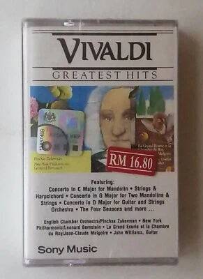 Vivaldi Greatest Hits Rare 1990 Malaysia Cassette Tape Brand New Sealed - Image 1 of 3