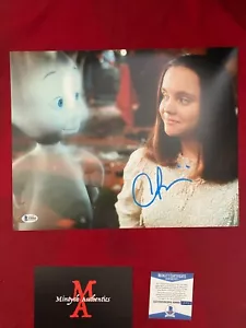 CHRISTINA RICCI HANDSIGNIERT SIGNIERT 11x14 FOTO! CASPER! BECKETT COA! KAT! - Bild 1 von 5