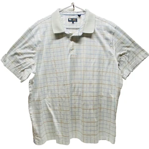 Hart Schaffner Marx Shirt Men's XXL White Striped Luxury Cotton Short Sleeve 2XL - Picture 1 of 8